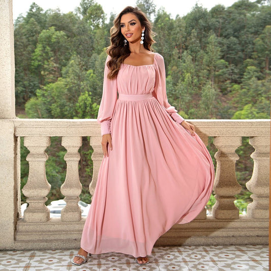 Elegant Sweet Simple Cute Fresh Gentle Evening Dress Maxi Dress