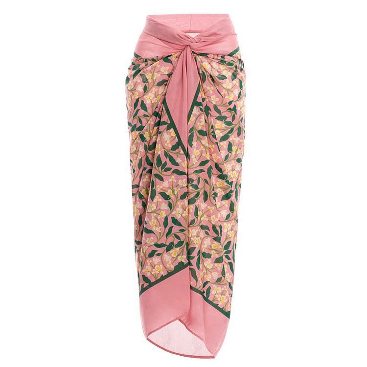 Powder Floral Skirt